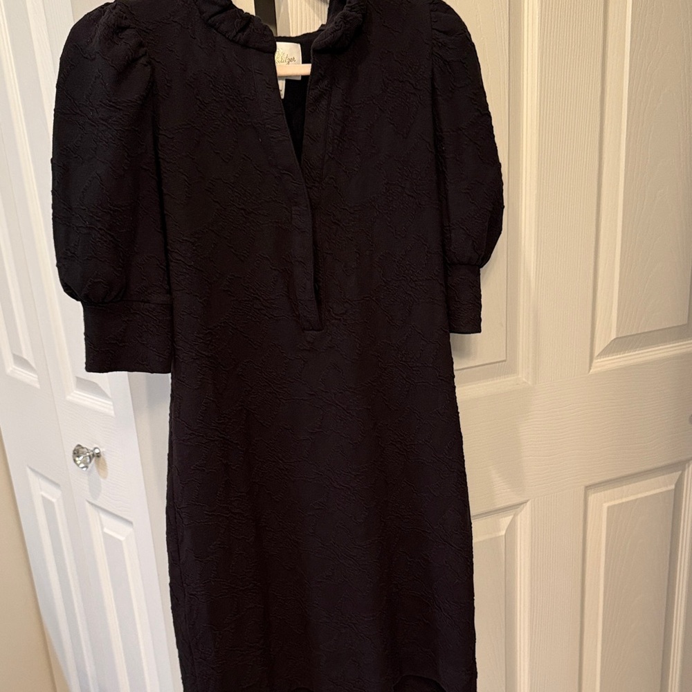 Black Puff Sleeve Dress